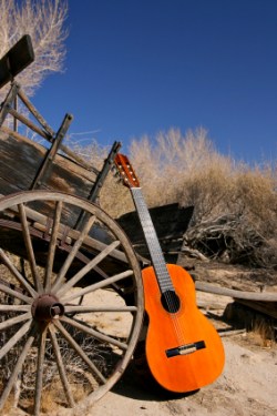 Guitar and wheel